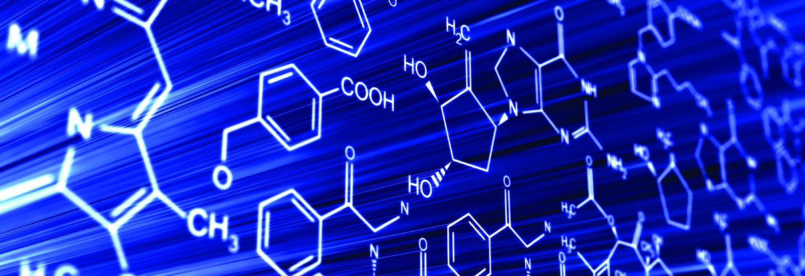 Wall of chemical formulas